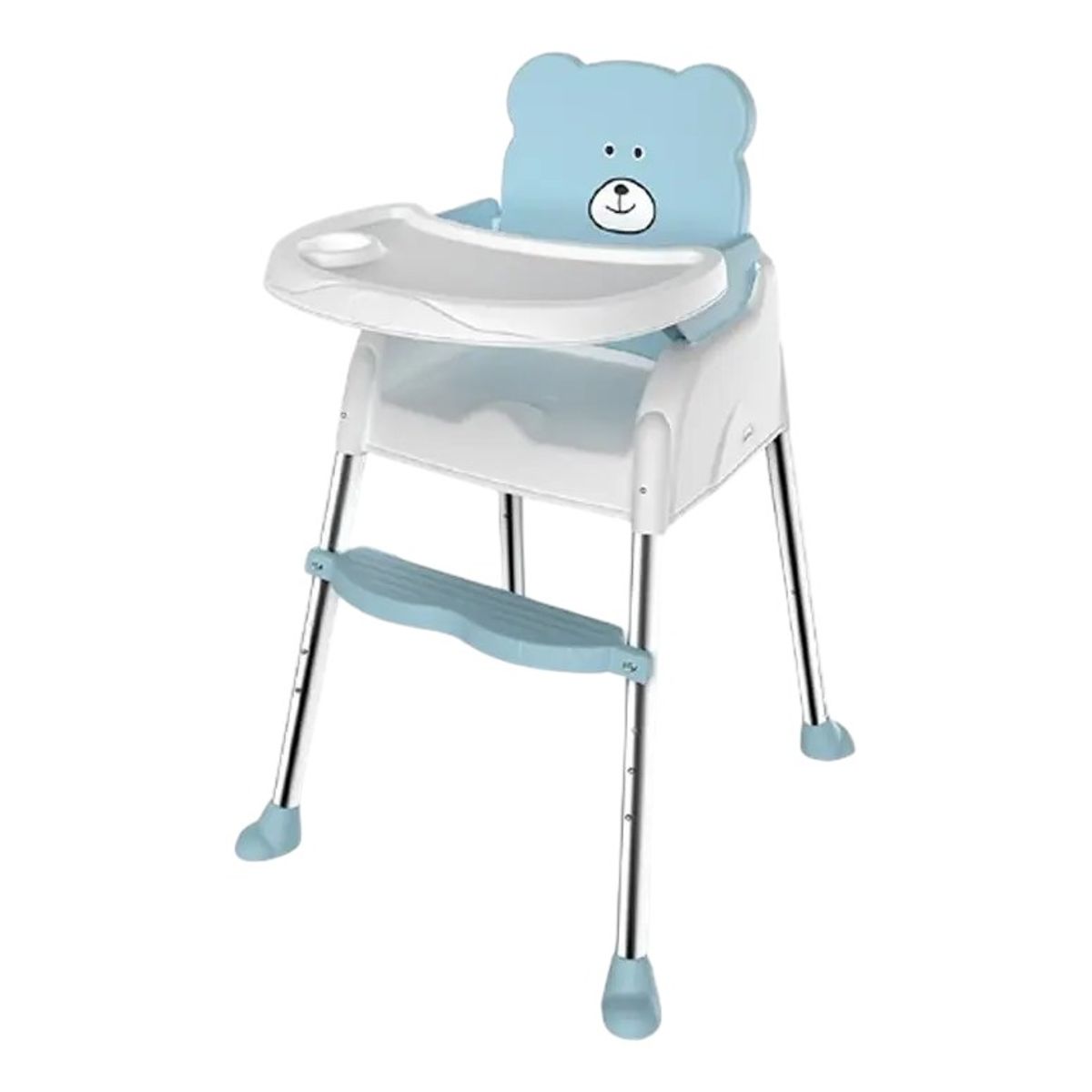 KIDSHOP - Silla Comedor Para Bebe Multifuncional 5 En 1 Bz-506 AZUL