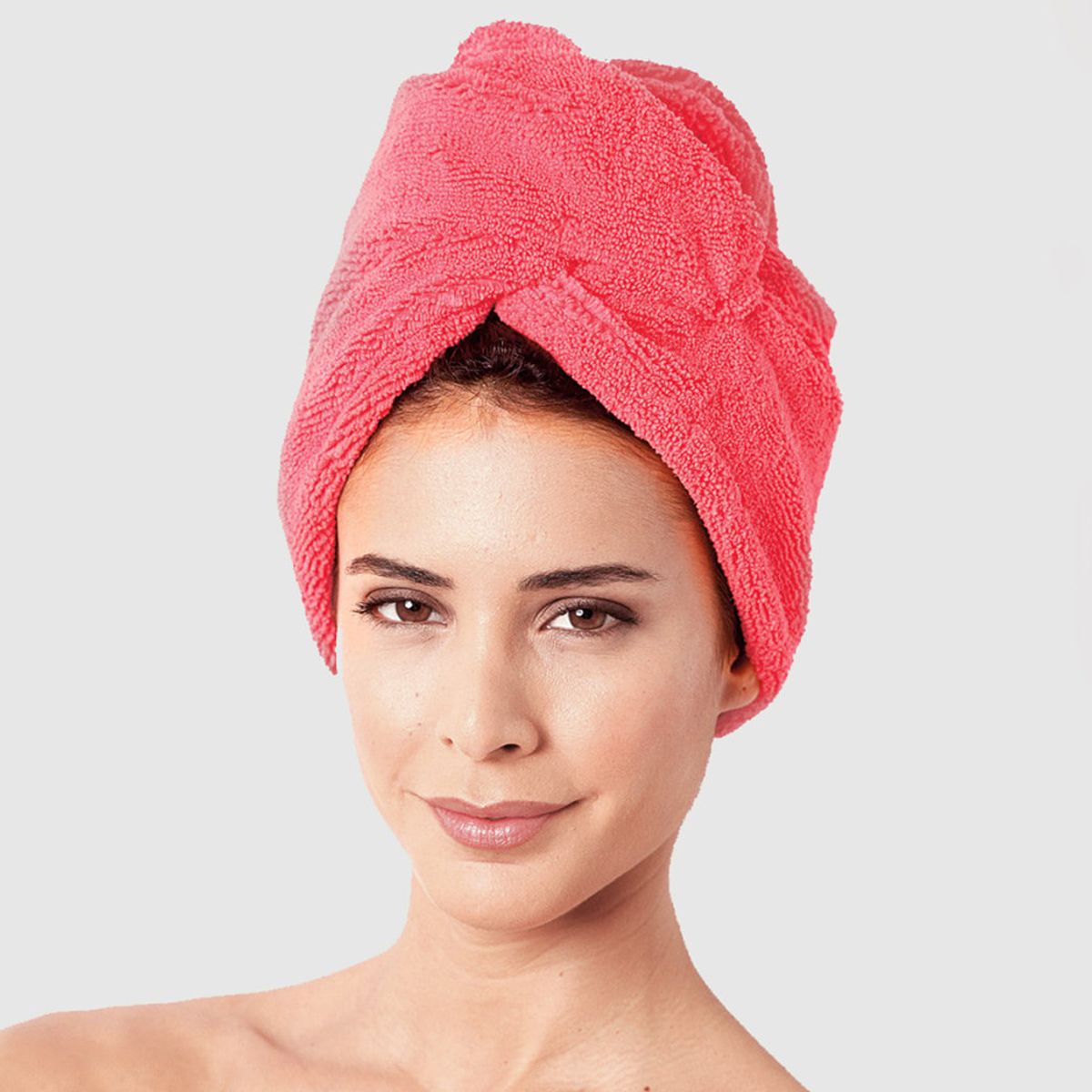ESSENZA - Toalla Turbante para el Cabello en Microfibra Coral en Caja - ESSENZA