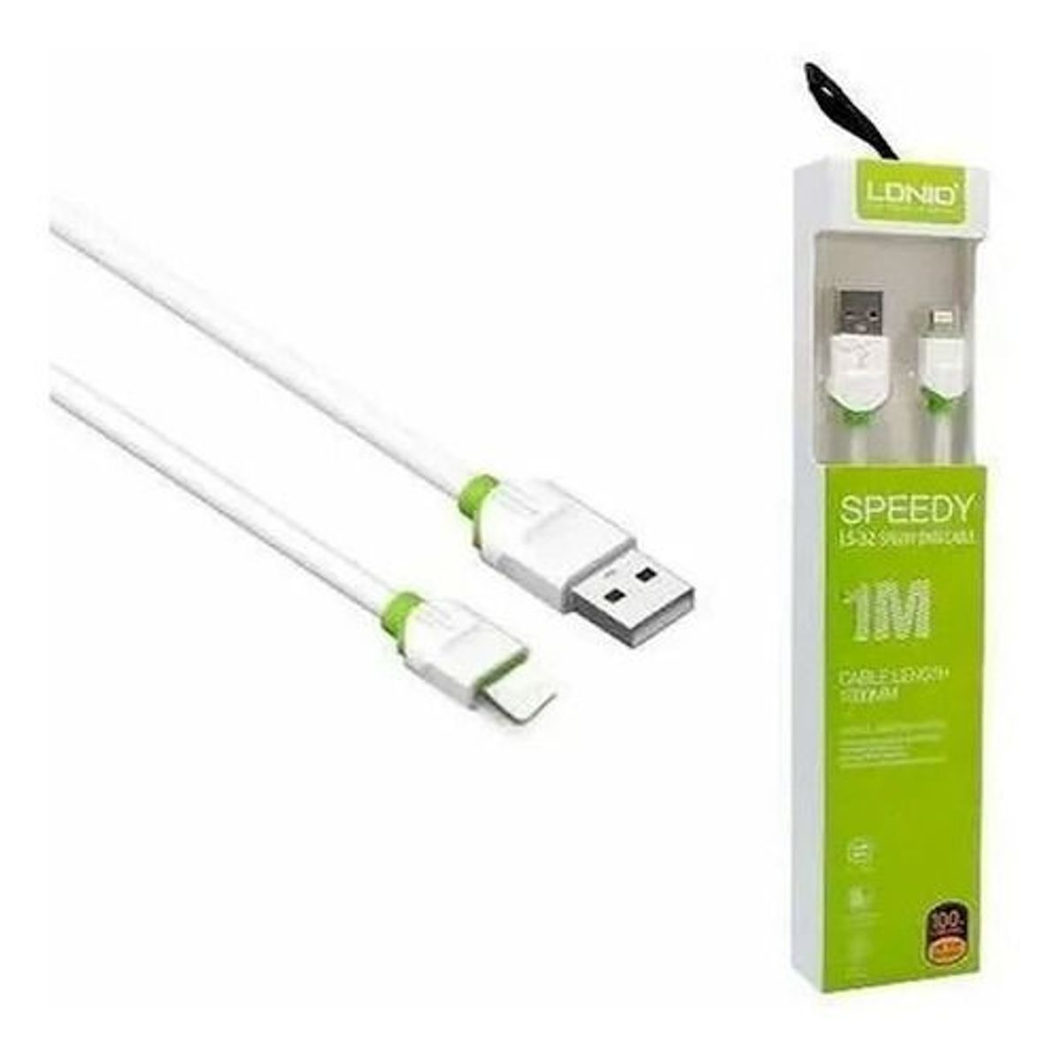 LDNIO - Cable Para Cargador De Datos Ldnio Ls-32 1m De USB - LIGHTNING