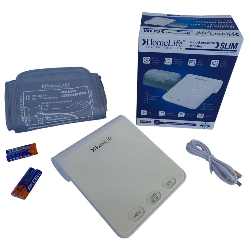 HOME LIFE - TENSIOMETRO DIGITAL DE BRAZO HOMELIFE SLIM