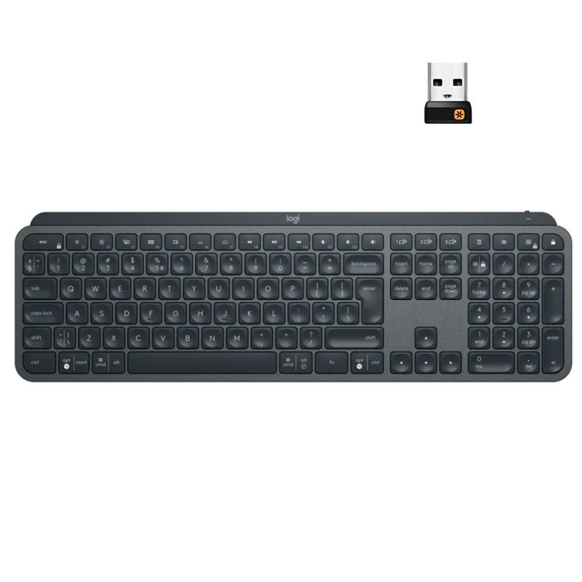 LOGITECH - Teclado inalámbrico retroiluminado Logitech MX Keys s