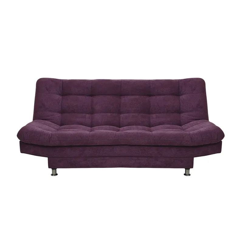 INDUSTRIAL BASESTILOS - Sofá Cama Moltochic Lino morado patas metalicas