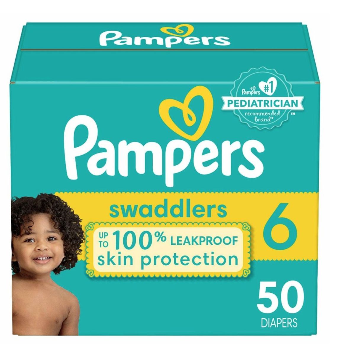 PAMPERS - Set De Pañales Pampers Swaddlers Etapa 6 X 50 Unidades