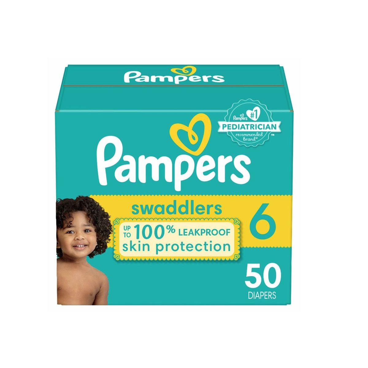 PAMPERS - Set De Pañales Pampers Swaddlers Etapa 6 X 50 Unidades