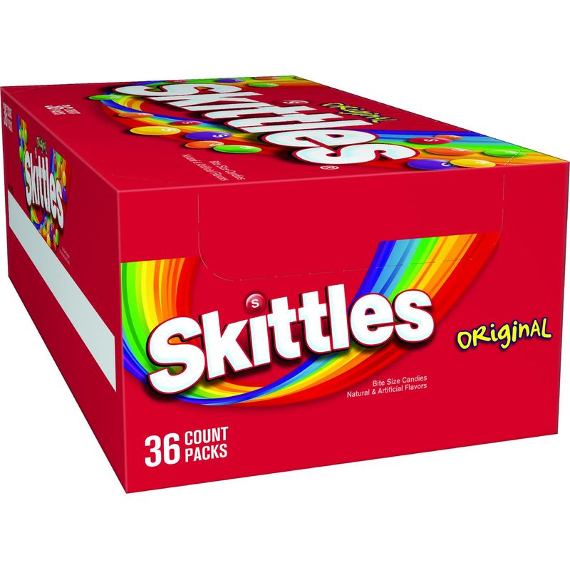 SKITTLES - Skittles dulces de frutas X 36 Unidades