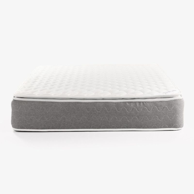 MICA - Colchón Queen Firmeza Media Ortopédico Resortado con Pillow Tokio 160 x 190 cm Mica
