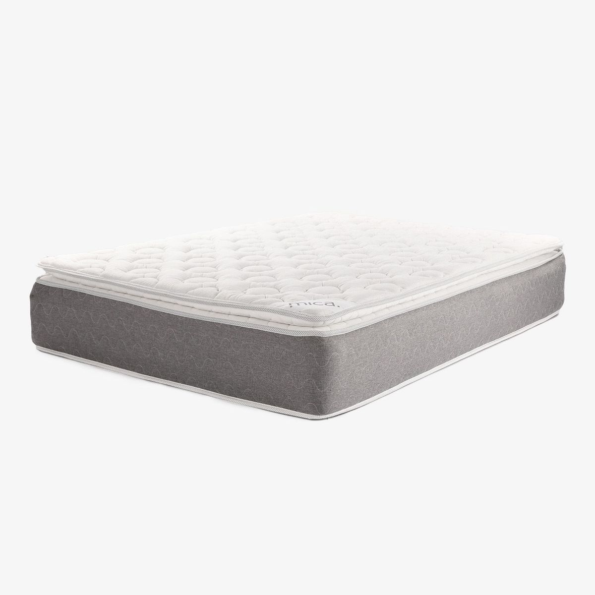 MICA - Colchón Queen Firmeza Suave Ortopédico Resortado con Pillow Milán 160 x 190 cm Mica
