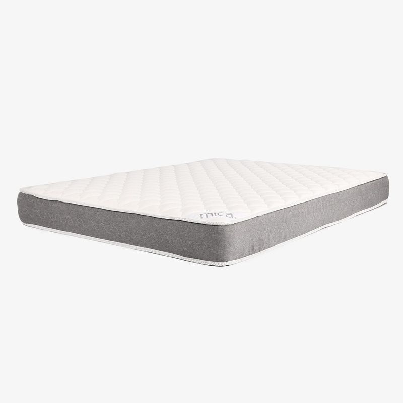 MICA - Colchón Semidoble Firme Ortopédico Resortado Praga 120 x 190 cm + Almohada Mica