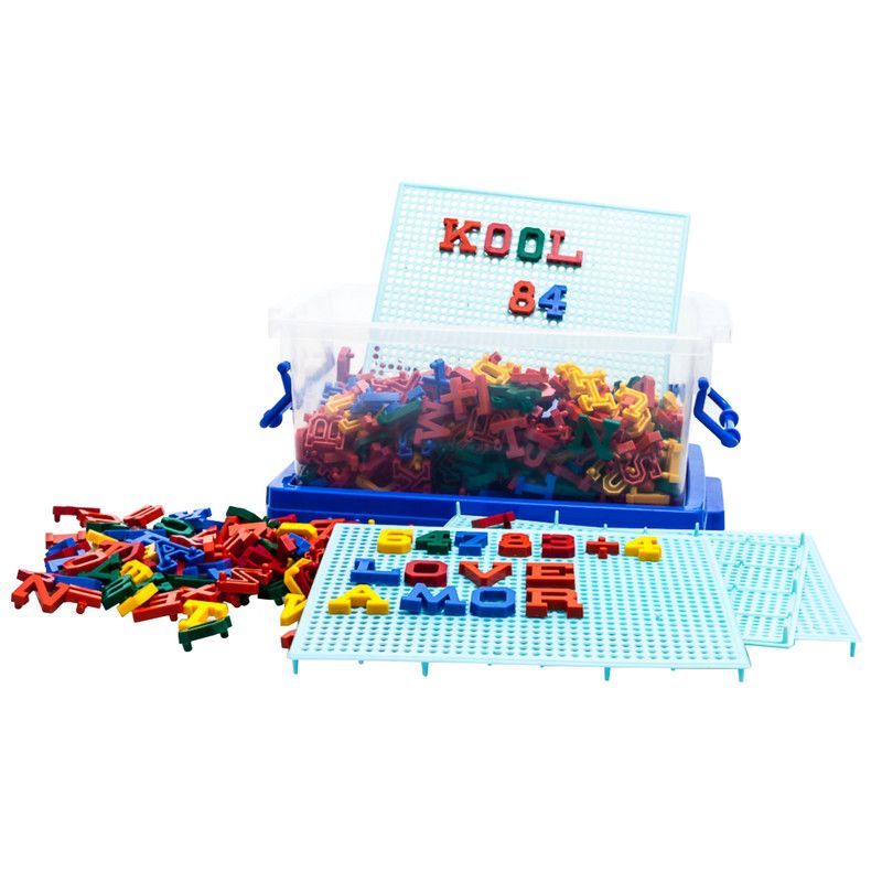 CREAPLAST - Números y Letras Set Tula x600 Creaplast - Kilos