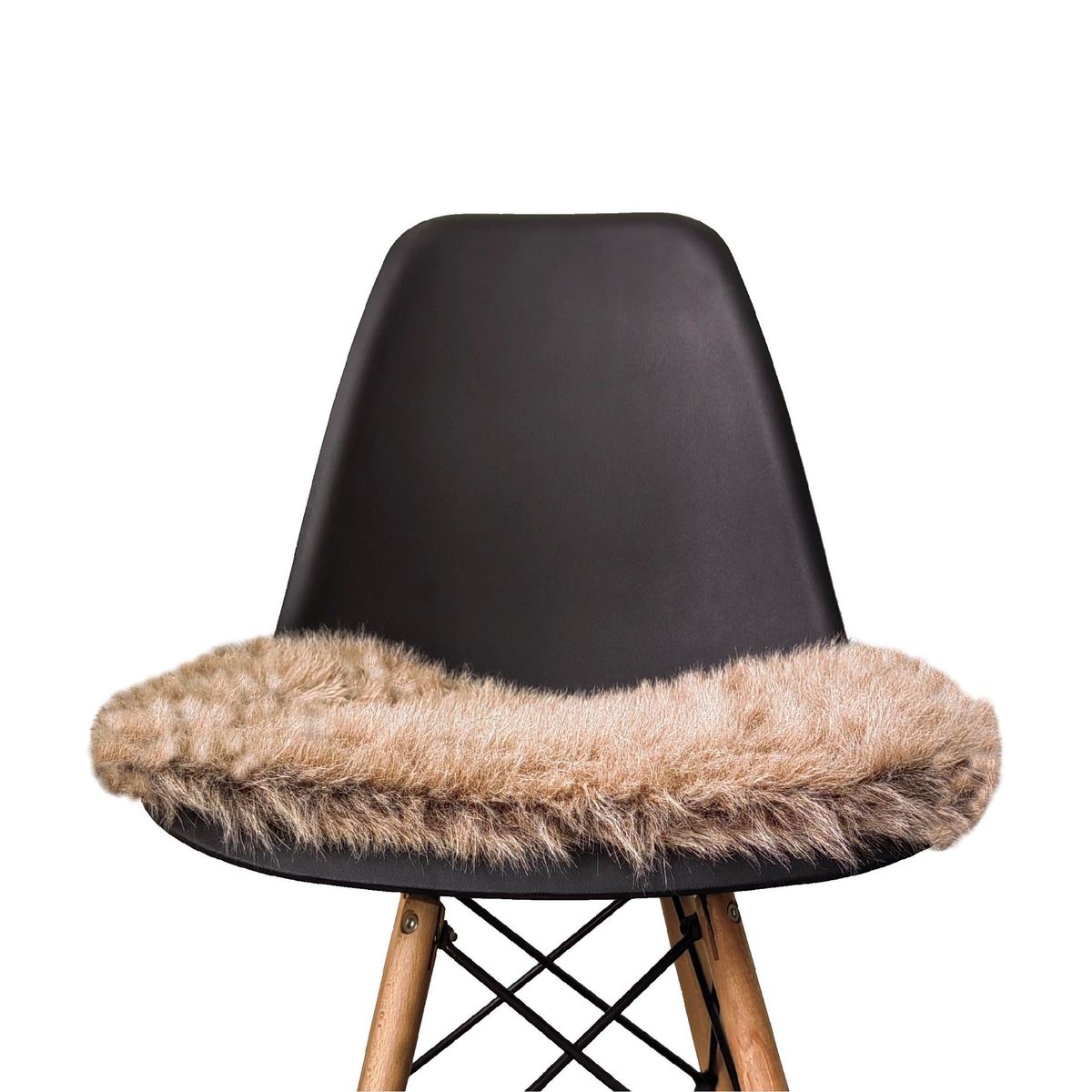 BANZAY - Cojin en Peluche para Silla Eames kit x4 - Beige