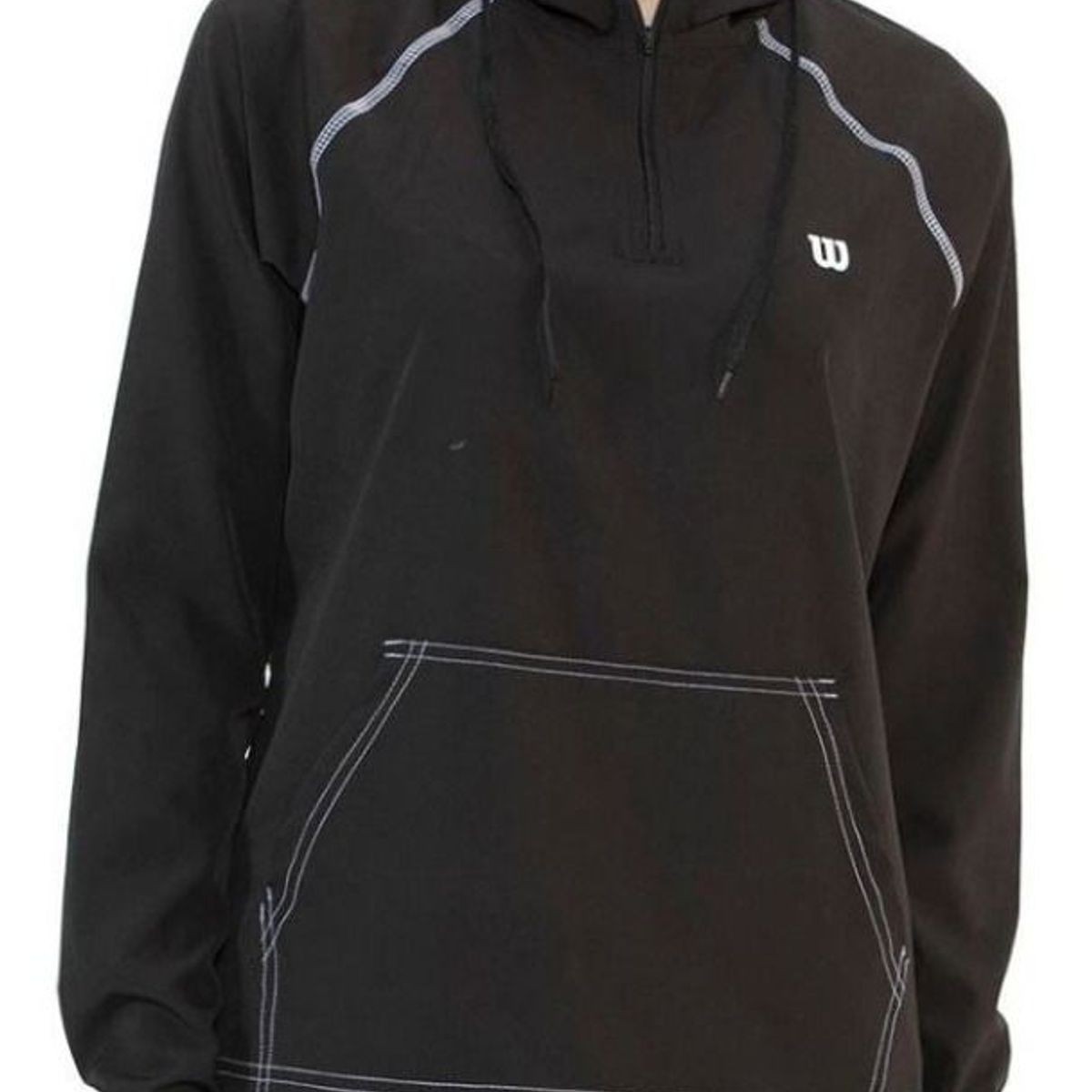 WILSON - Buzo Deportivo Con Capucha Mujer Wilson French 98518  Negro.