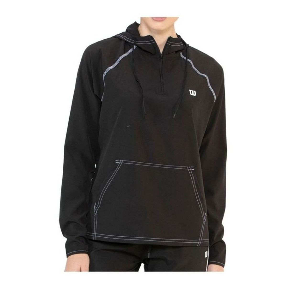 WILSON - Buzo Deportivo Con Capucha Mujer Wilson French 98518  Negro.