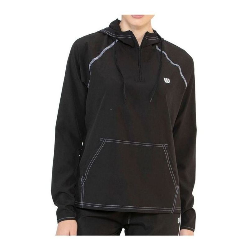 WILSON - Buzo Deportivo Con Capucha Mujer Wilson French 98518  Negro.
