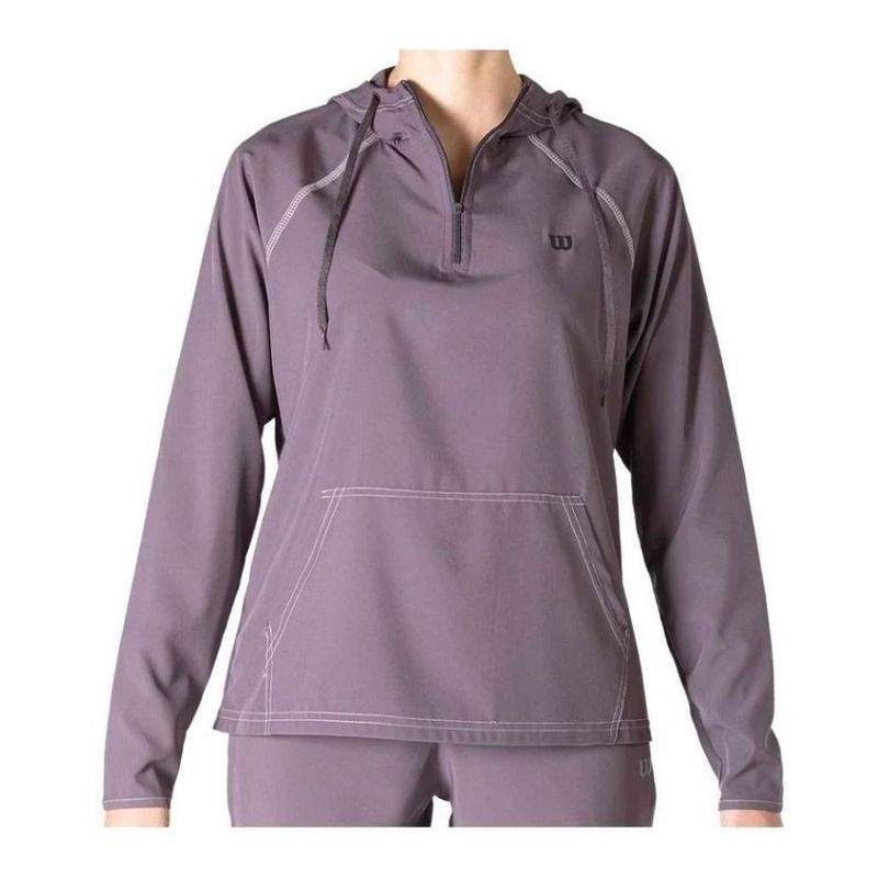 WILSON - Buzo Deportivo Con Capucha Mujer Wilson French 98518 Gris.