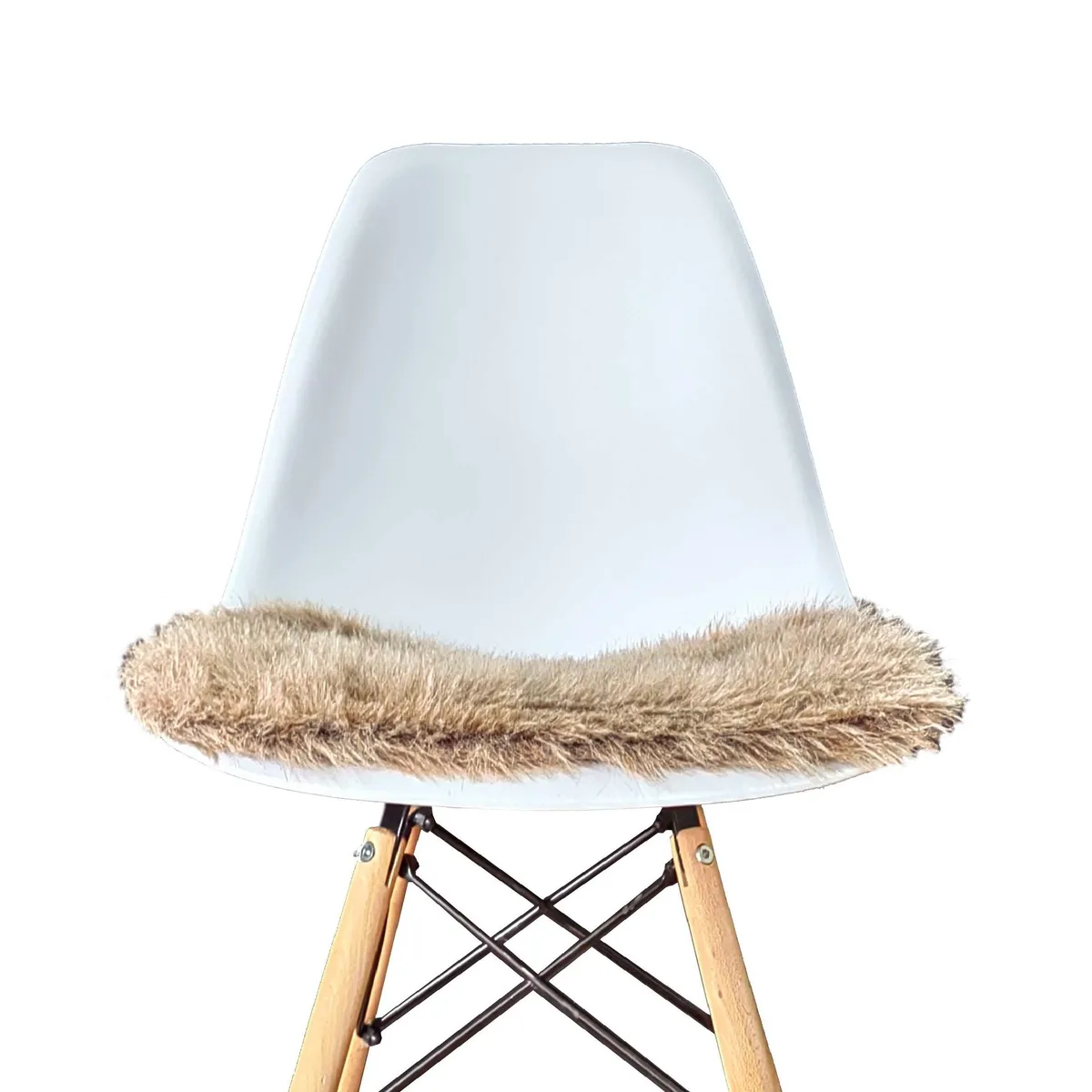 BANZAY - Cojin en Peluche para Silla Eames kit X6 - Beige