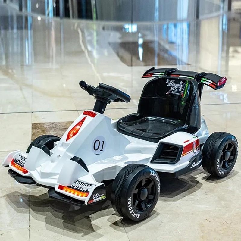 Carro Electrico Montable Rally Wheel 12v Buggy Blanco VENTA BUGGY