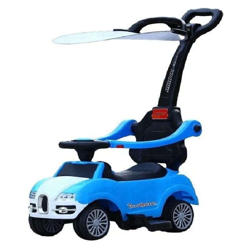 KIDSHOP - Carro montable paseador para bebes con posapies Azul