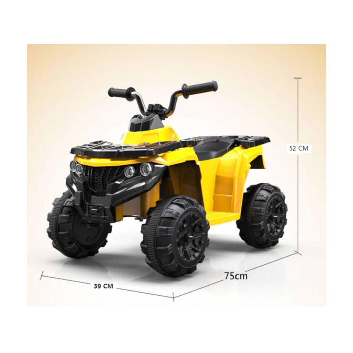 KIDSHOP - Cuatrimoto Electrica Ninos Recargable Montab BLANCO WM-1122