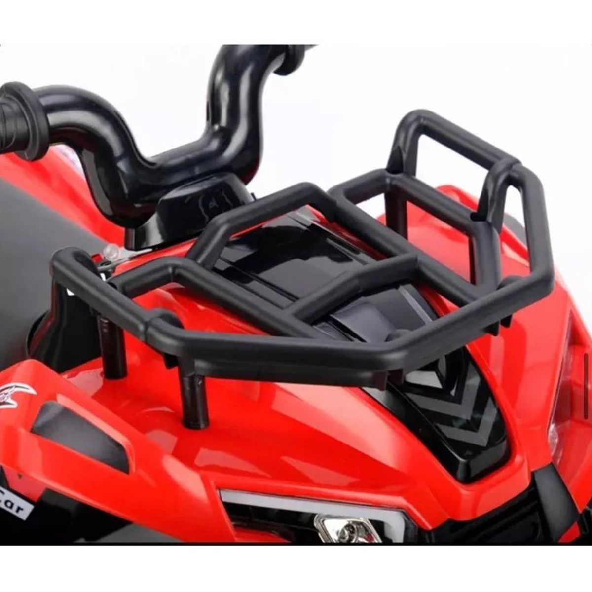 KIDSHOP - Cuatrimoto Eléctrica Niños 1 A 4 Años Musica Luces Rojo 991_.