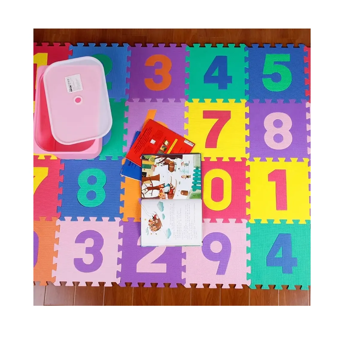 KIDSHOP - Tapete Foamy Bebé Didáctico 10 Piezas bebe CL3 Numero