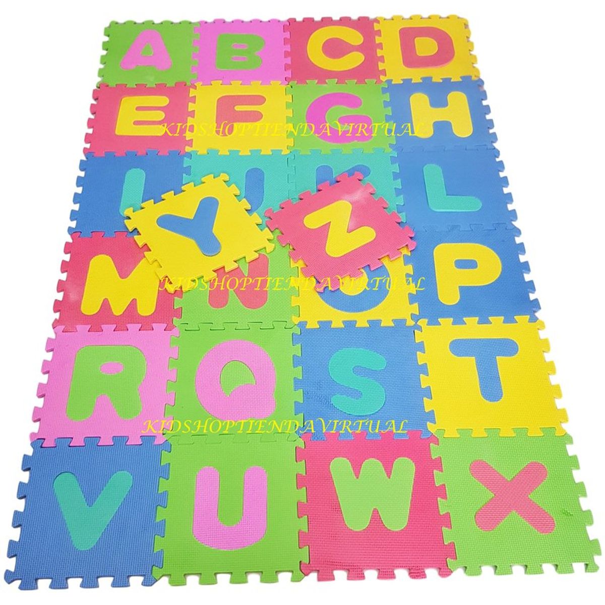 KIDSHOP - Tapete Fomy Bebe 26 Piezas Foamy Abecedario Completo CL126