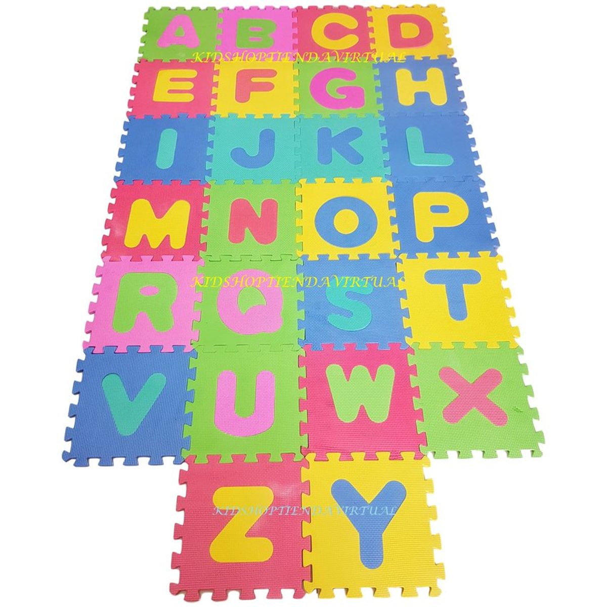 KIDSHOP - Tapete Fomy Bebe 26 Piezas Foamy Abecedario Completo CL126