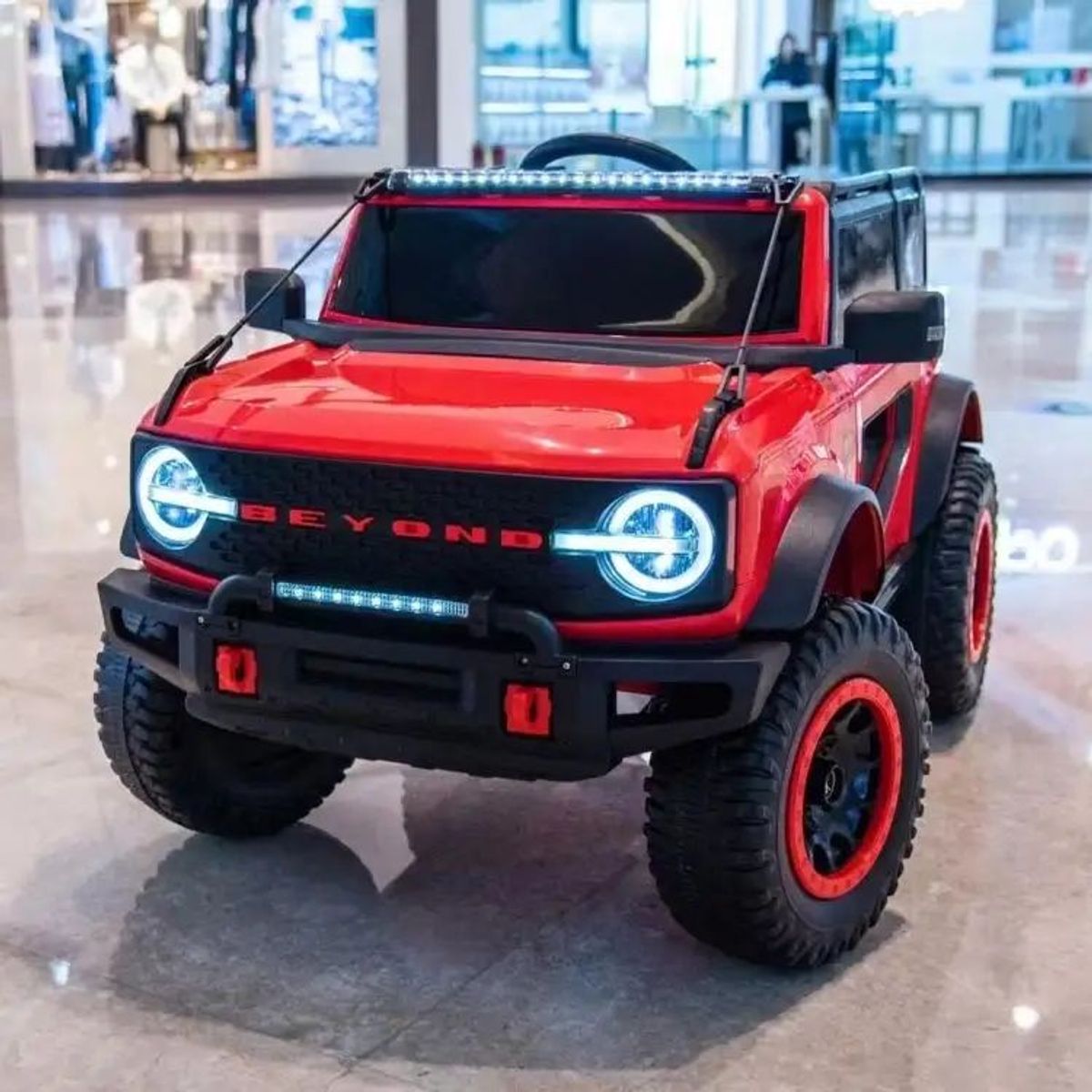 KIDSHOP - Carro Eléctrico Montable Niño Control 1 A 6 Años 5188B ROJO_.