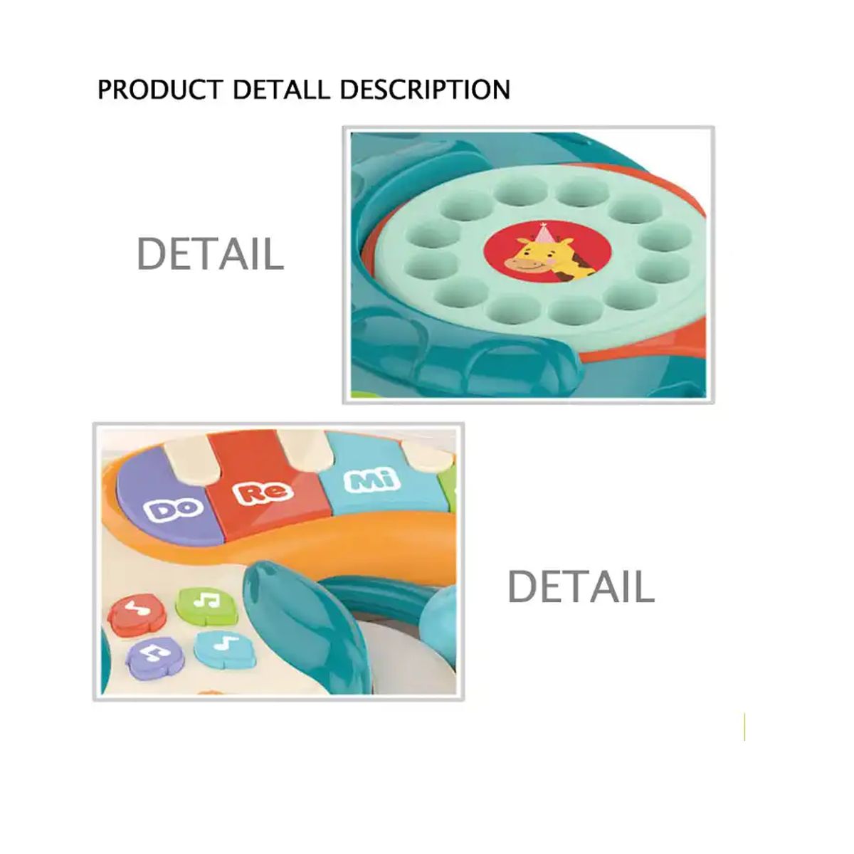 KIDSHOP - Mesa De Actividades Didácticas Para Bebés Con Juegos Huanger