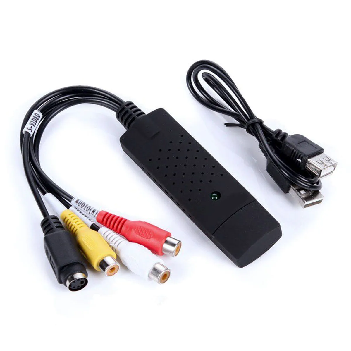 GENERICO - Capturadora De VideoAudio USB EasyCap Conexión S-VideoRCA
