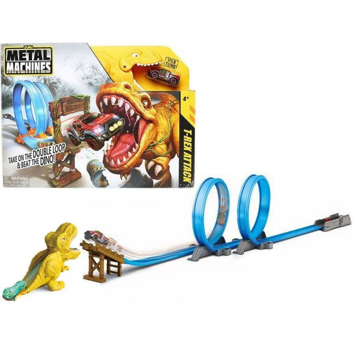 KIDSHOP - Pista De Carros Dinosaurio T-rex Niños LT-001