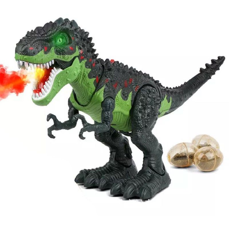 KIDSHOP - Dinosaurio Pone Huevos Vapor Y Sonido 28 Cm NY019-A