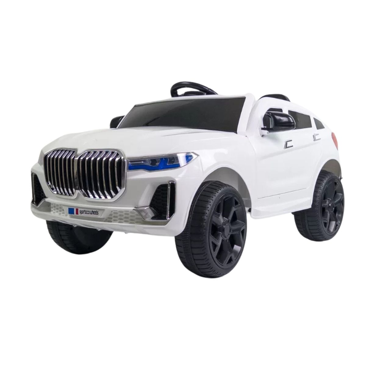 KIDSHOP - Carro Electrico Montable Niño Control Remoto1 A4 Años blanco
