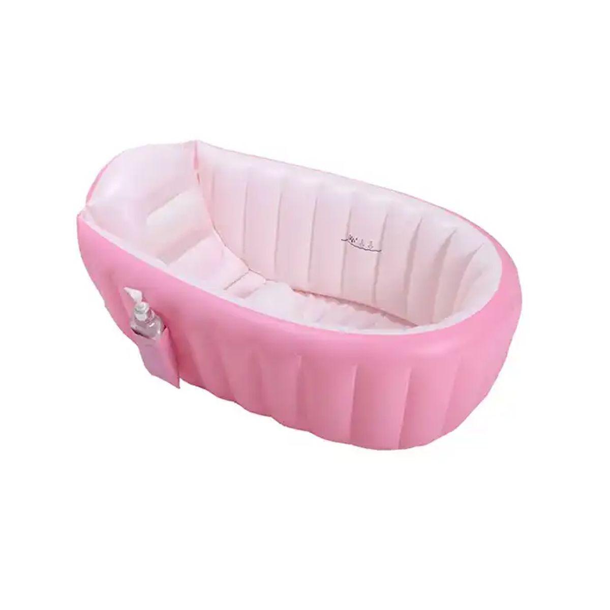 KIDSHOP - Piscina Bañera Tina Inflable Para Bebes 88x58x28 cm Rosado