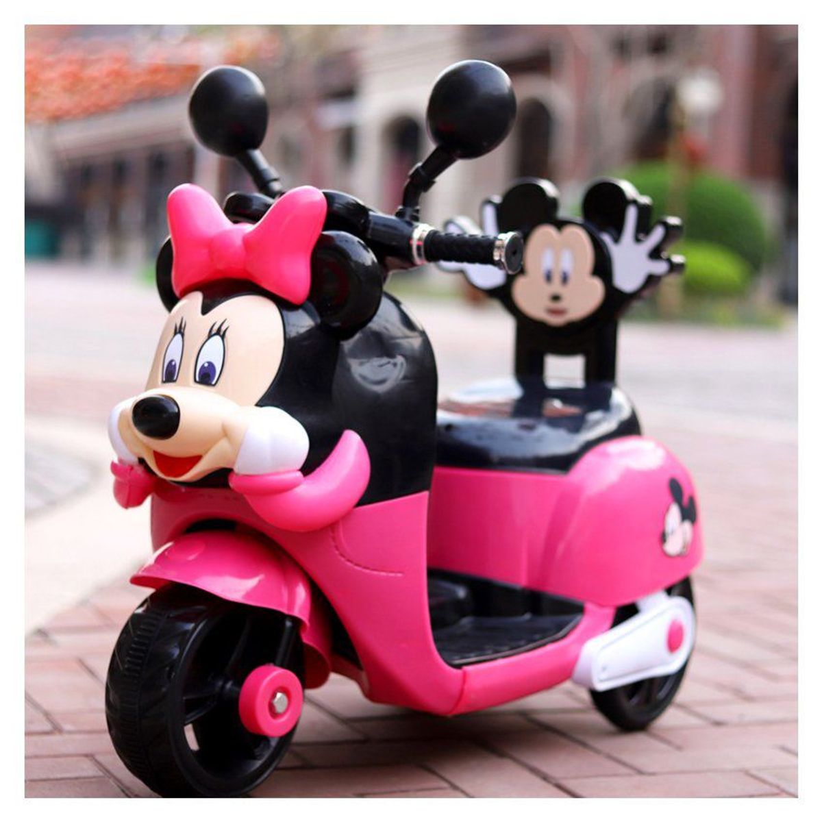 KIDSHOP - Moto Eléctrica Batería Niña Musical Vespa-fucsia HLW-5188