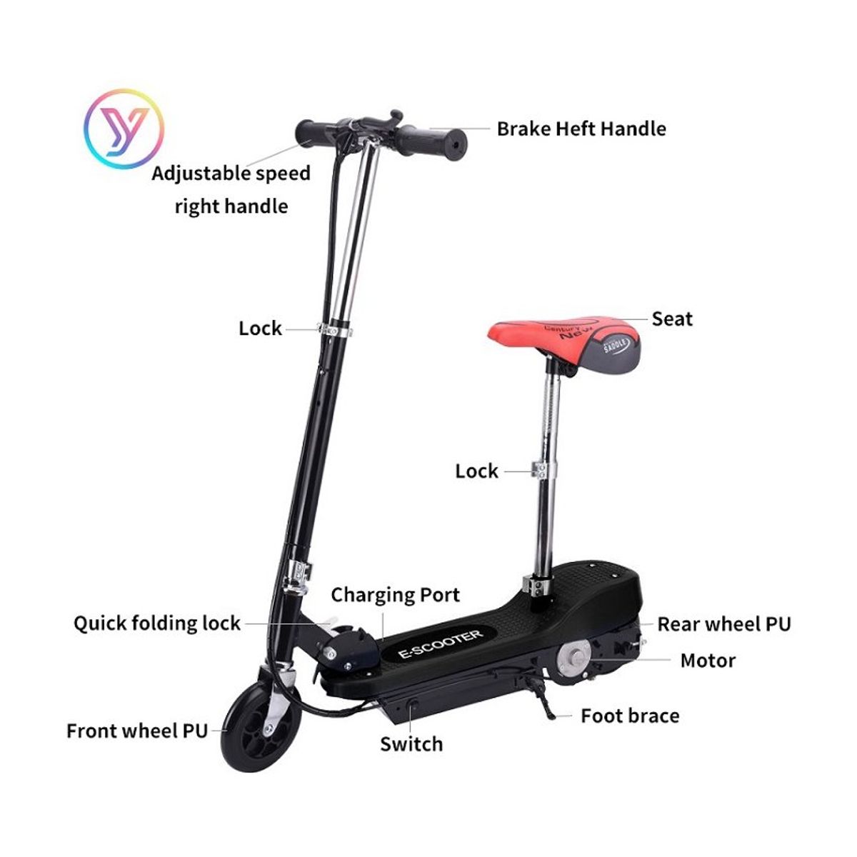 KIDSHOP - Patineta Electrica E-Scooter PT05-AZ
