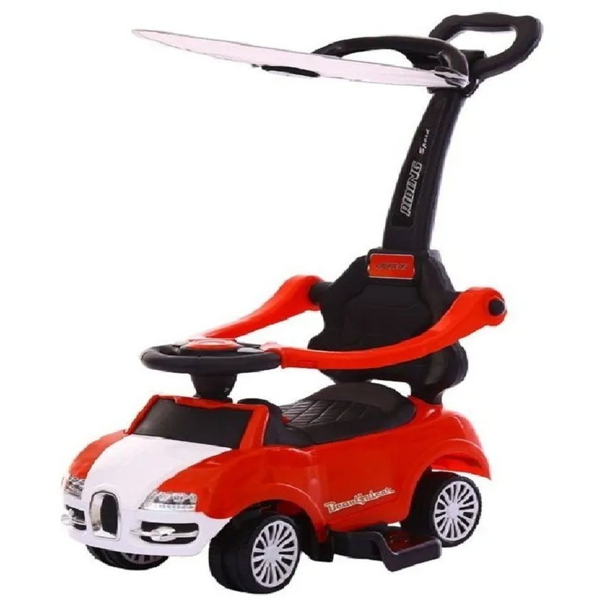 KIDSHOP - Carro Montable Paseador Con Reposapies BC8307P Rojo