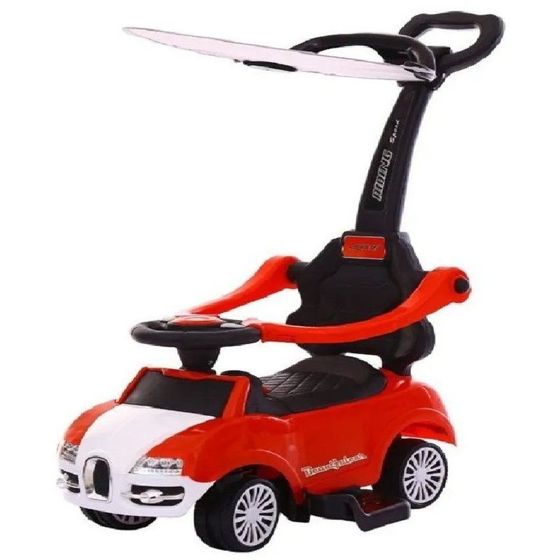 KIDSHOP - Carro montable paseador para bebes con posapies Rojo-