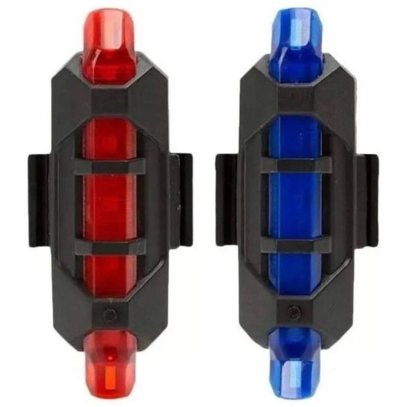 KIDSHOP - Luz led recargable bicicleta luz azul seguridad ciclismo