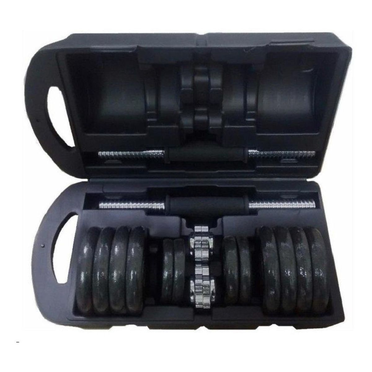 KIDSHOP - Kit pesas mancuernas 40 lb gimnasio portatil + estuche-