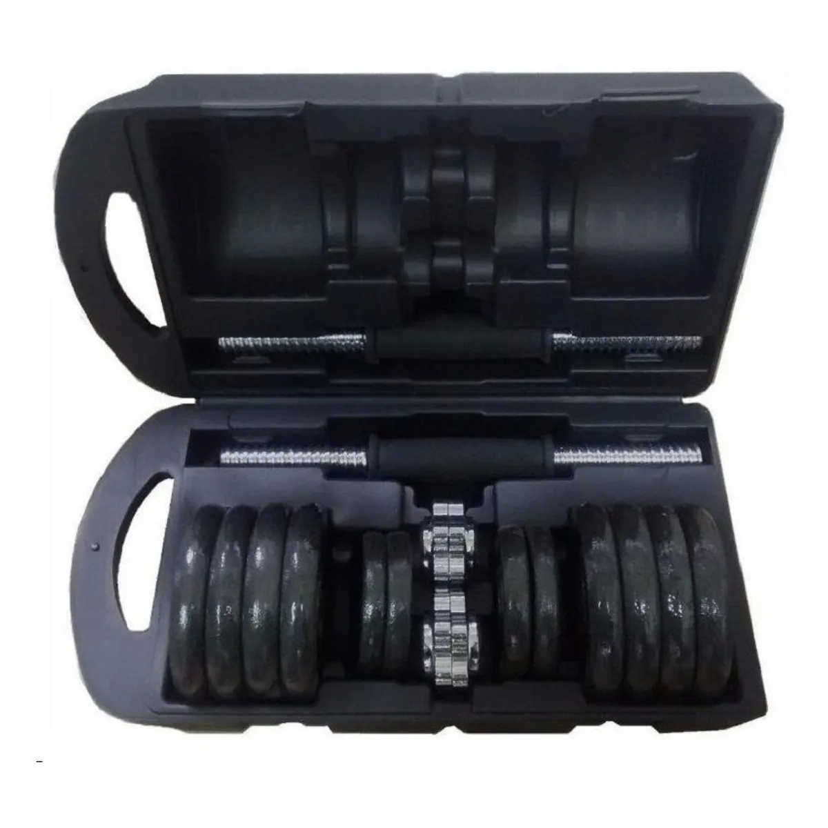 KIDSHOP - Kit pesas mancuernas 40 lb gimnasio portatil + estuche-