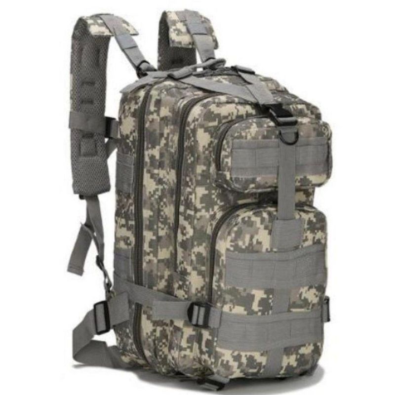KIDSHOP - Mochila tactica militar morral  laptop 14 gris camuf