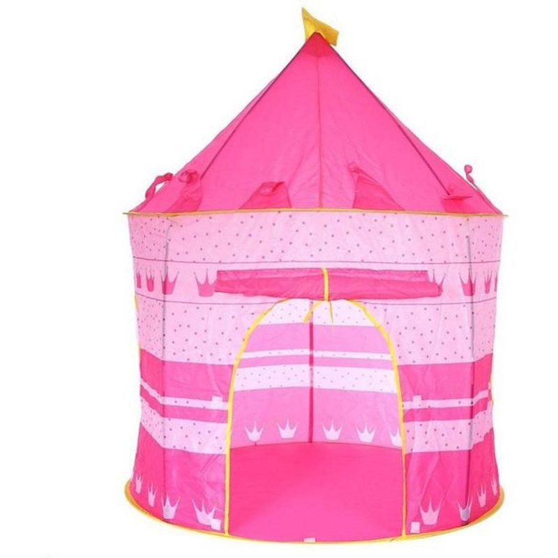 KIDSHOP - Carpa castillo de princesa o príncipe para la casa playa rosado-