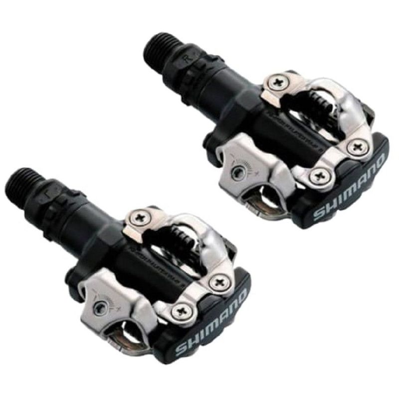 SHIMANO - Pedales Shimano Clipless Pd-M520 Bicicleta Mtb Calas Chocle