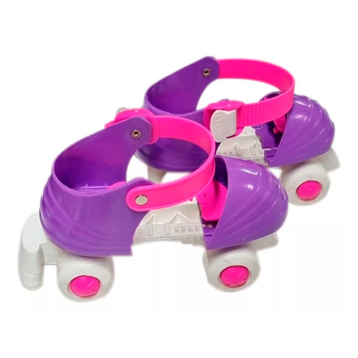 GENERICO - Patines 4 ruedas niños ajustables casco + kit protección