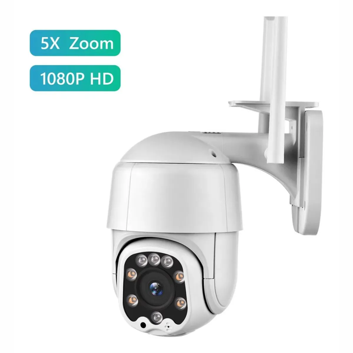 GENERICO - Cámara De Seguridad Inalámbrica Wifi Ptz 1080p Para Exterior