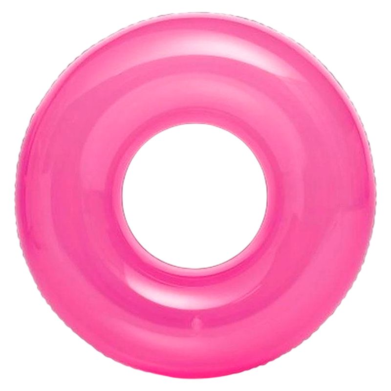 INTEX - Flotador Llanta Intex 59260 Inflable 76cm Neon Piscina Rosa