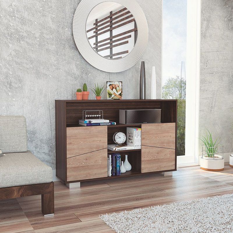 RTA MUEBLES - Arrimo fraktal rta muebles amh 3505 miel + habanna
