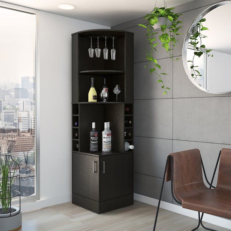 RTA MUEBLES - Bar esquinero syrah wengue rta muebles blw 4455
