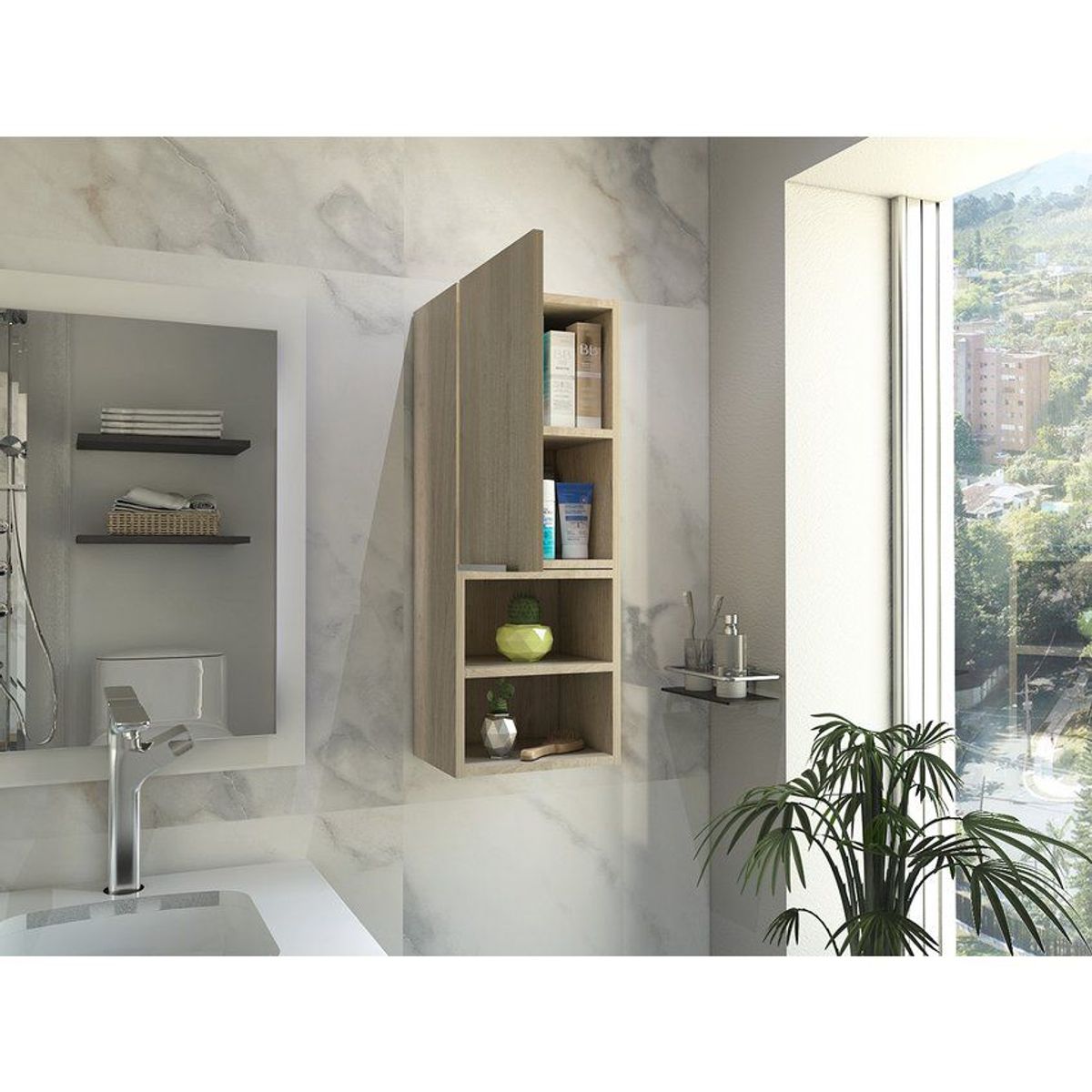 RTA MUEBLES - Mueble auxiliar de baño jules rta muebles mlr 4132 rovere