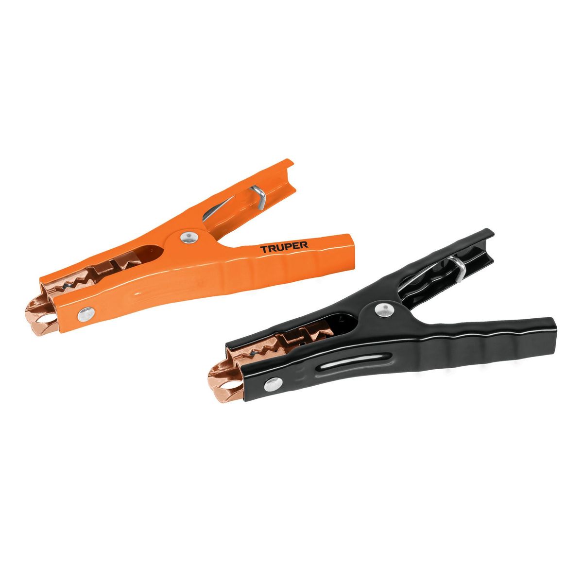 TRUPER - 2 Pinzas O Caimanes 6 Awg De Repuesto Para Cables De Iniciar Truper